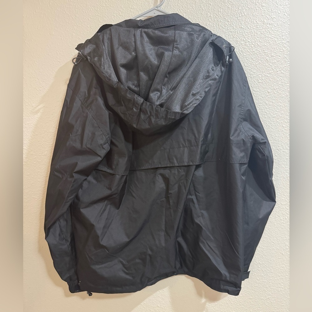 Cheneral Seattle Embroidered -black Zip Up Jacket |medium -Removable Hood USA - Picture 6 of 12